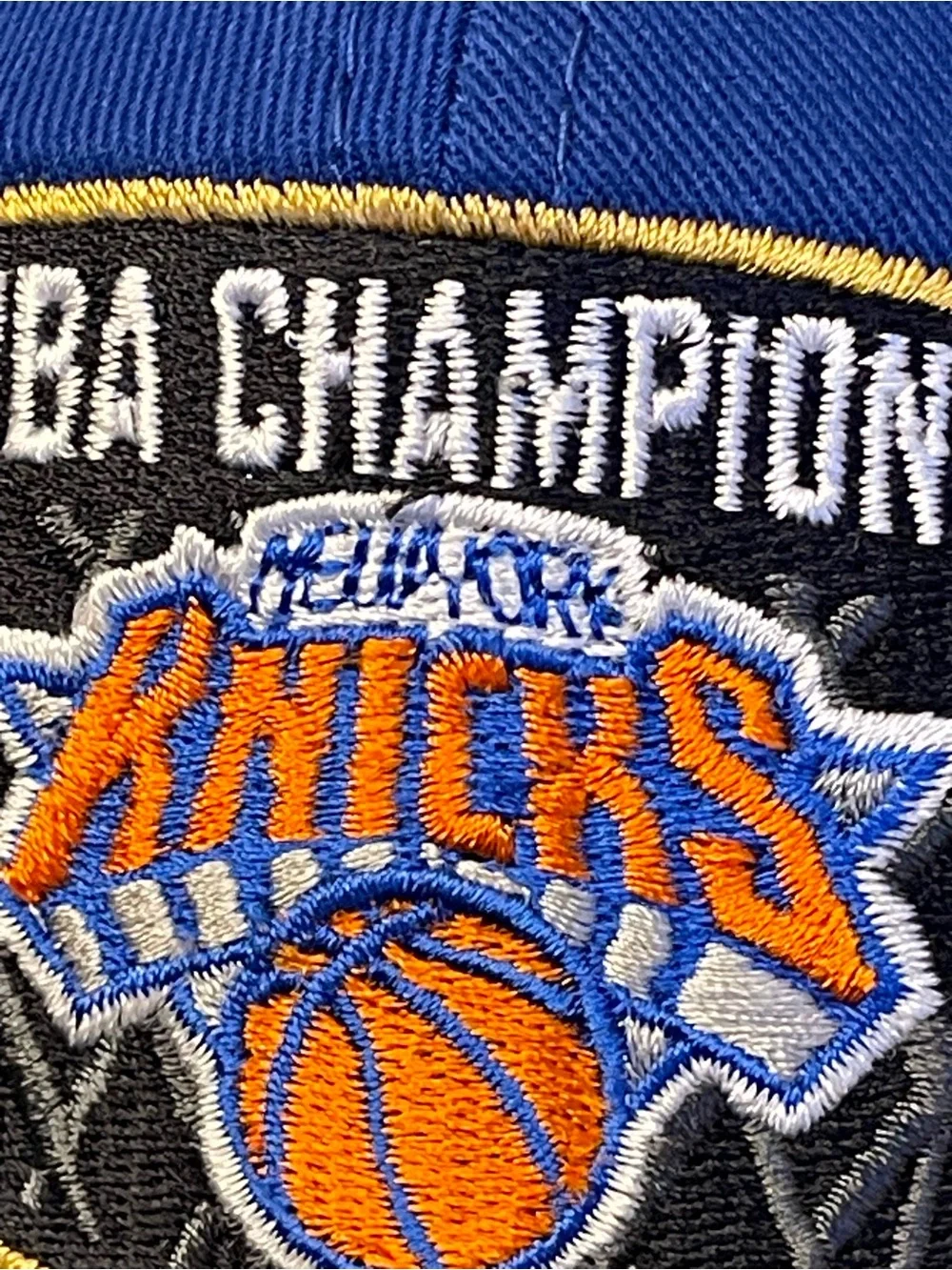 New Era Royal Blue Knicks NBA Champions 9TWENTY Adjustable Hat